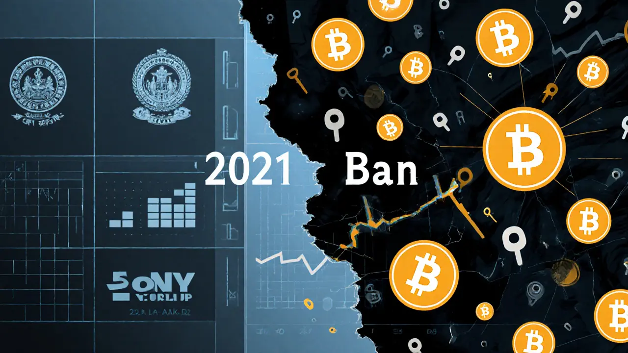 Contraste entre la monnaie numérique d&#039;État contrôlée et les échanges crypto souterrains.