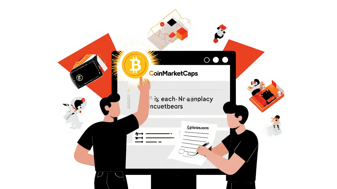 Deux joueurs remplissent un questionnaire pour un airdrop BTH, avec des NFT flottants en arrière-plan.