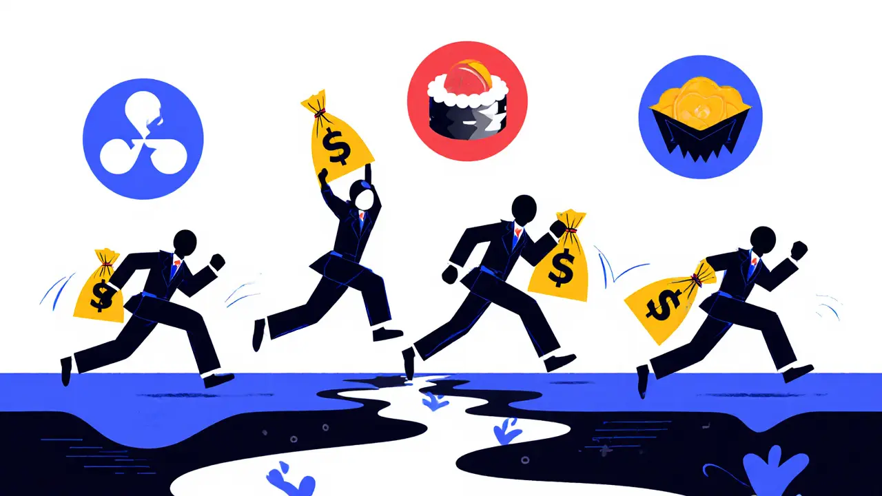 Capital mercenaire dans le mining de liquidité : comment les investisseurs opportunistes façonnent la DeFi