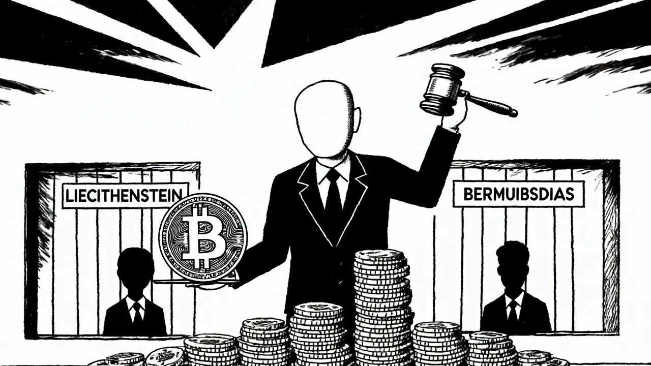 Balance judiciaire entre un Bitcoin et des frais mensuels sous la supervision d&#039;un liquidateur.