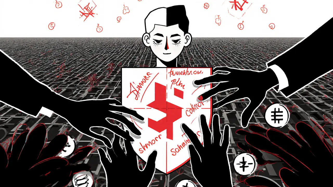 Portefeuille matériel protégé par des signatures numériques contre des attaquants dans un environnement numérique chaotique.