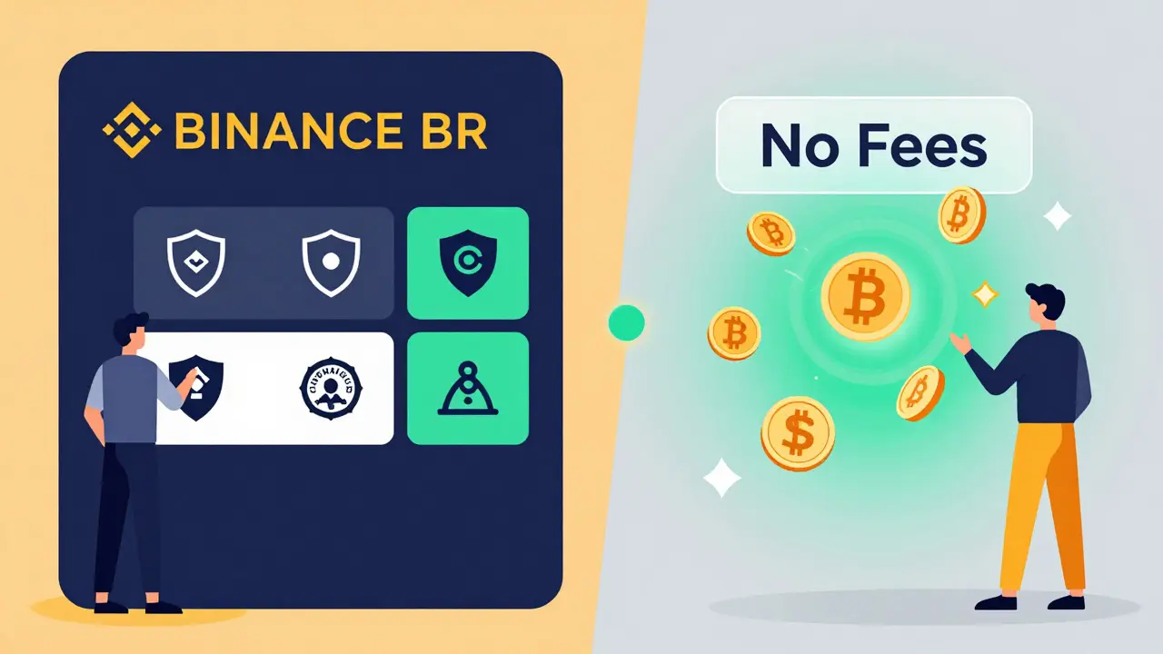 Contraste entre une bourse régulée sécurisée et le système fluide et sans frais de Bity.