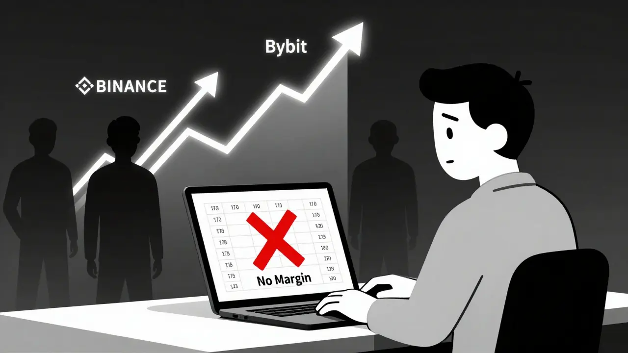 Trader face à une offre de cryptos sans levier, tandis que d&#039;autres plateformes prospèrent