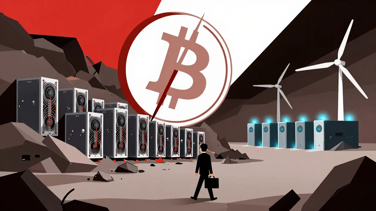 Capitulation des mineurs après le halving de Bitcoin