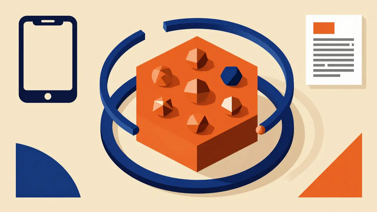 Jetons numériques sécurisés dans un conteneur géométrique protecteur