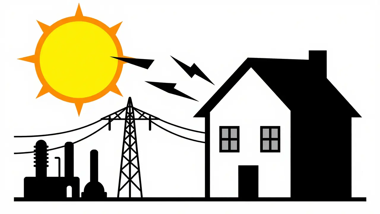 Art Bauhaus représentant la surconsommation électrique du minage illégal menaçant le réseau domestique au Koweït.
