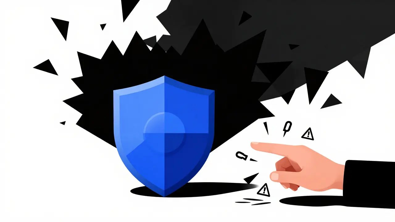 Art géométrique montrant la sécurité contre les arnaques crypto via des formes abstraites.