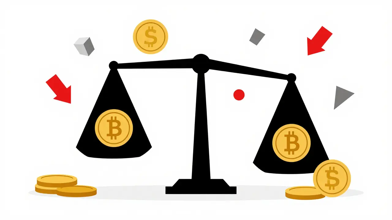 Représentation géométrique des frais et risques en crypto