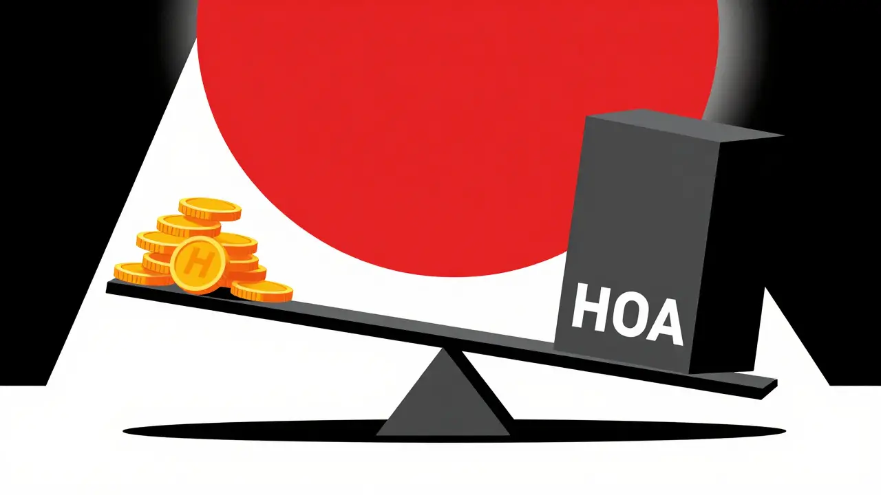 Balance instable représentant le risque et la faible liquidité du token HOA