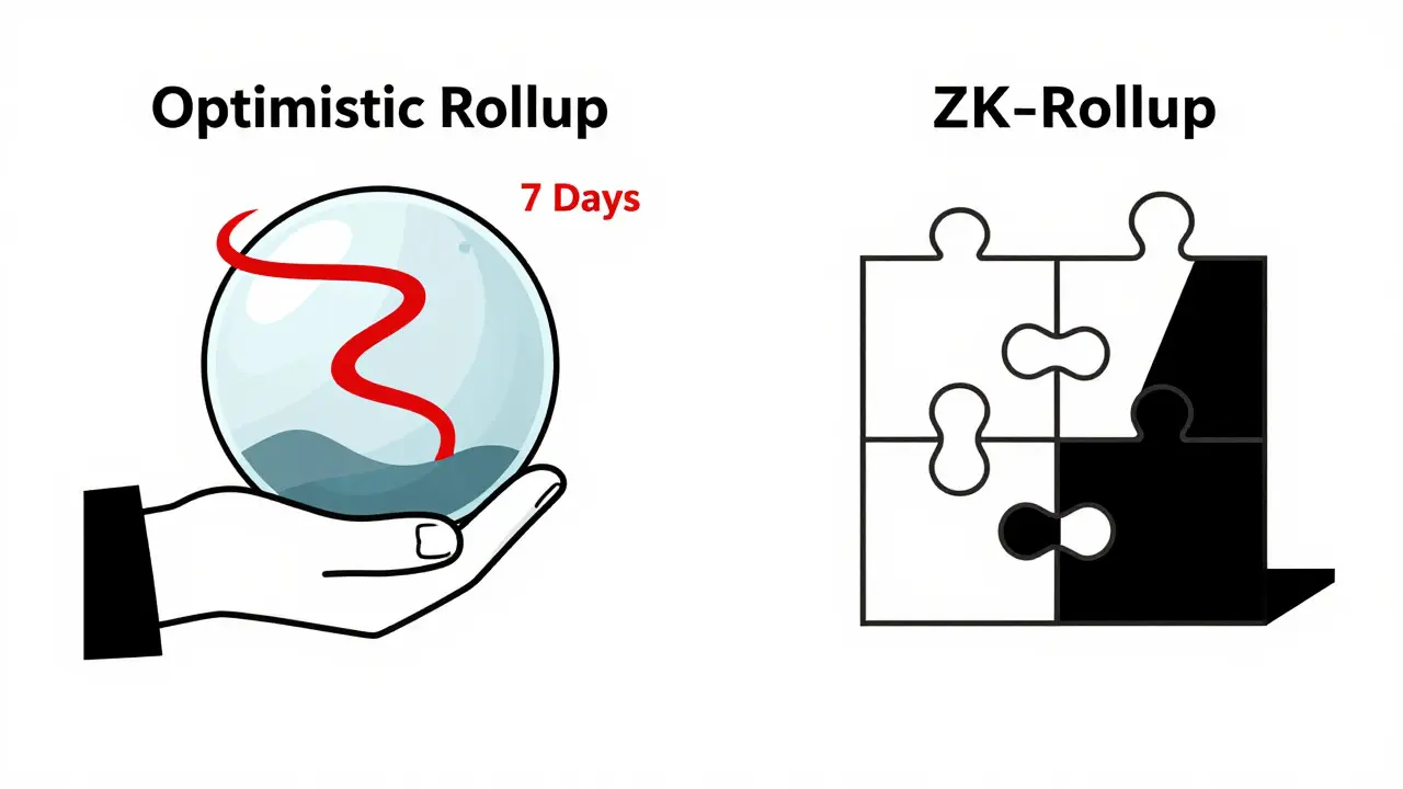 Contraste Bauhaus : sphère fragile pour les rollups optimistes contre pièce de puzzle solide pour les ZK-rollups