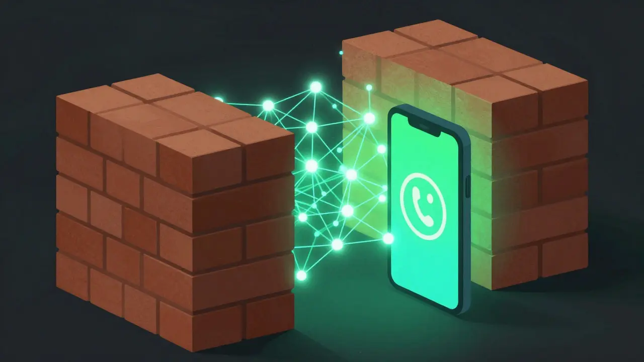 Fusion visuelle entre la finance traditionnelle et la blockchain dans une esthétique rétro-futuriste