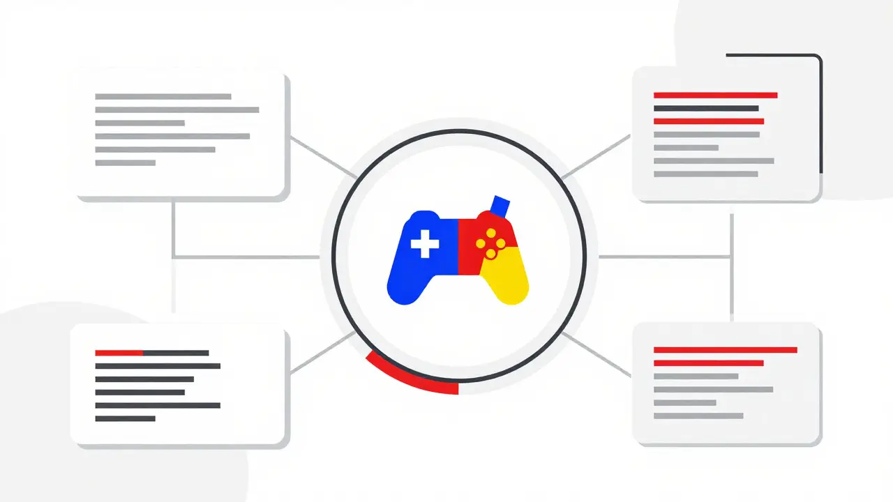 Interface de jeu numérique abstraite aux formes géométriques